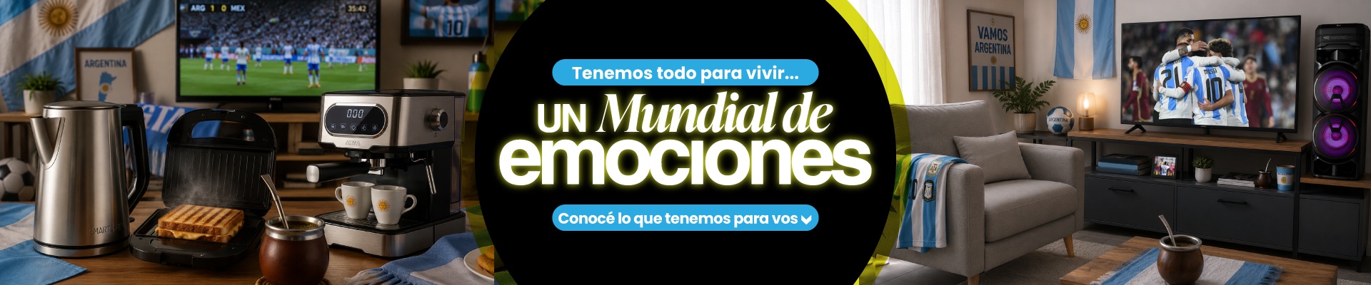 Todo para un Mundial de emociones!