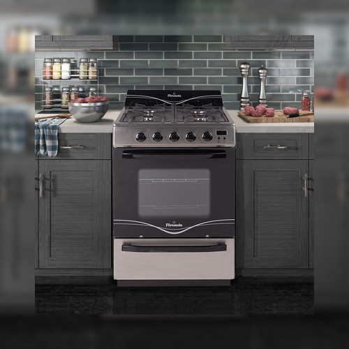 Imagen miniatura Cocina Multigas Florencia 5558f 56cm Inox Encend Timer Digit