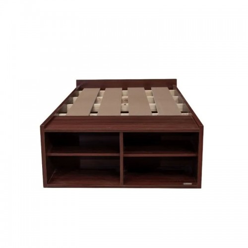 Imagen miniatura Cama 1 Plaza Platinum 952 0&period;90m Con Espacio De Guardado Cedro