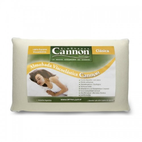 Almohada Cannon Clásica 62x40x12 Viscoelástica