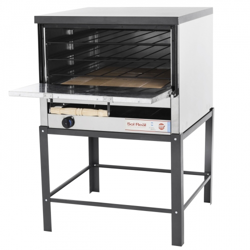Imagen miniatura Horno Pizzero Sol Real 608i 12 Pizzas Gas Natural