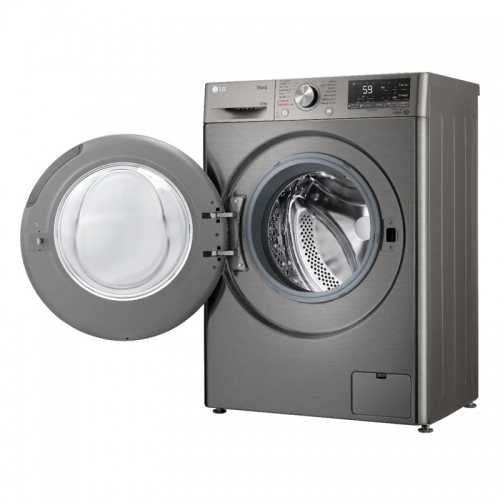Imagen miniatura Lavasecarropas Inverter Lg Wd90vvc4s6 9,5/6 Kg Silver