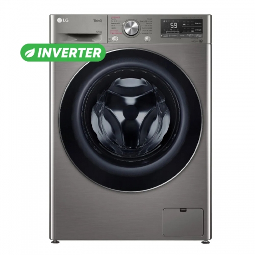 Lavasecarropas Inverter Lg Wd90vvc4s6 9,5/6 Kg Silver
