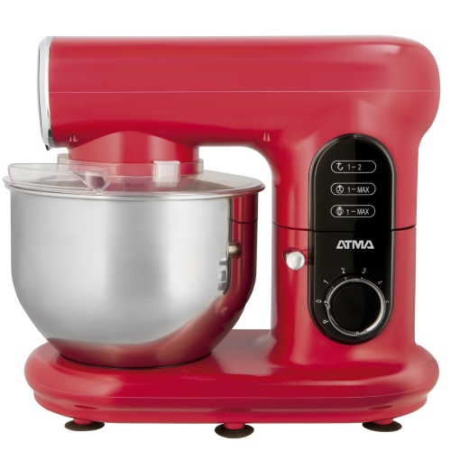 Batidora Planetaria Atma Bp24r0ap 800w Bowl 4,8 L 6 Vel Roja