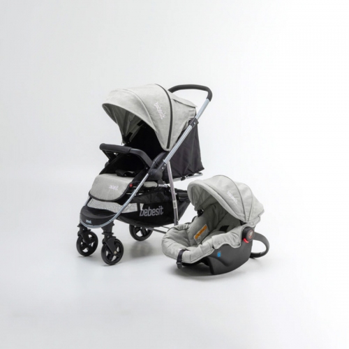 Coche Paseo Bebesit 1390ts-e 4 Ruedas 15 Kg Gris