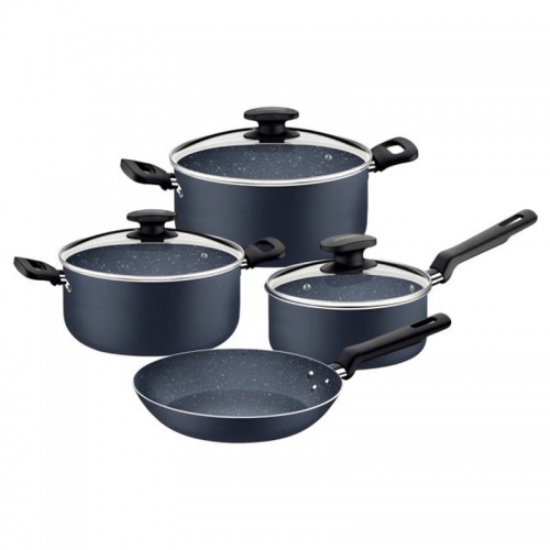 Set Bateria De Cocina Tramontina Paris 7 Piezas Azul