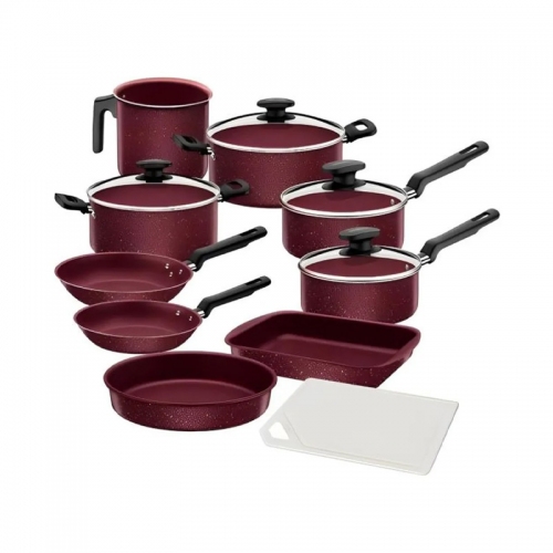 Set Bateria De Cocina Tramontina Turquia 10 Piezas Bordo