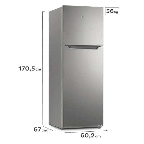 Imagen miniatura Heladera No Frost Inverter Gafa Hgnf333p 356 Lts Plata