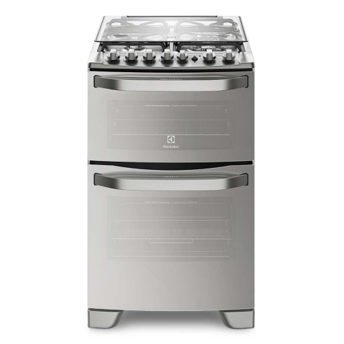 Cocina Electrolux 56dxq 4 Hornallas Acero Inoxidable
