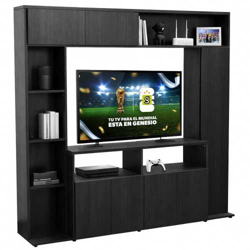Mueble Modular Tv Led Platinum Mod 557  Negro