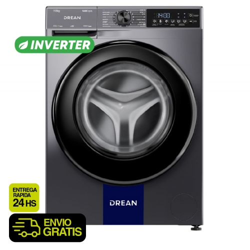 Lavarropas Automático Inverter Drean LFDR1114ISG0 11,5kg