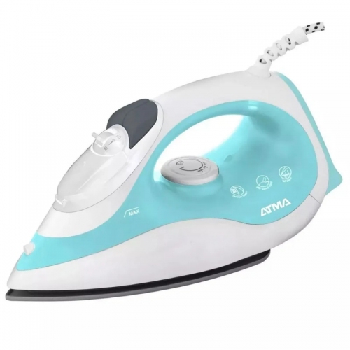 Plancha Atma PAV1217N Suela Seca Ceramica 1300w Rociador