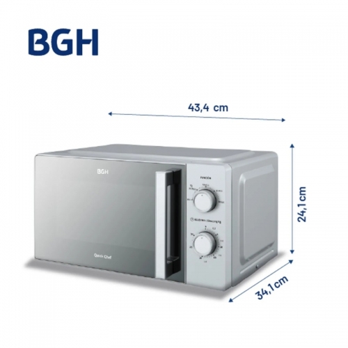 Imagen miniatura Microondas BGH B118MS25 18Lts 700W