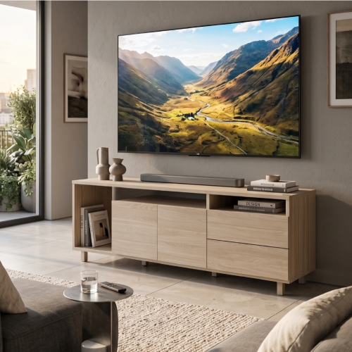 Rack De TV Platinum 2609-9 Gris Andino