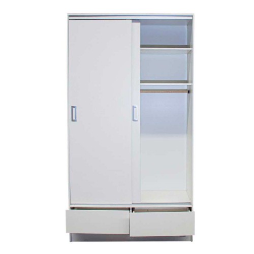 Imagen miniatura Placard Ropero Platinum 6320 1,2 Mts Puerta Corrediza Blanco