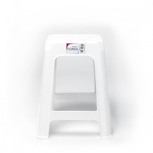 Imagen miniatura Banqueta Plástica Quality Macao 4 Patas Blanca