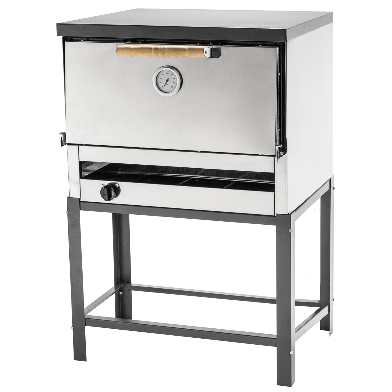 Imagen Horno Pizzero Sol Real 608i Gauchito Acero Inox 12 Pizzas Gas Env