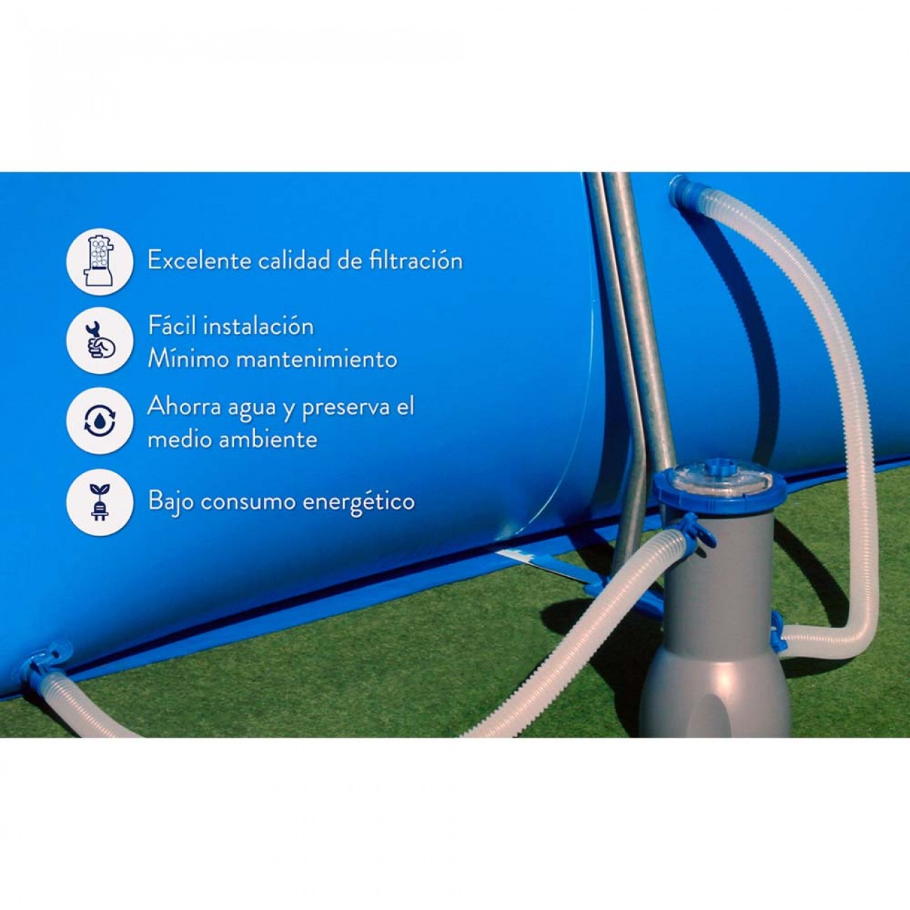 Imagen Bomba Con Filtro Para Pileta Pelopincho 3800 L/h
