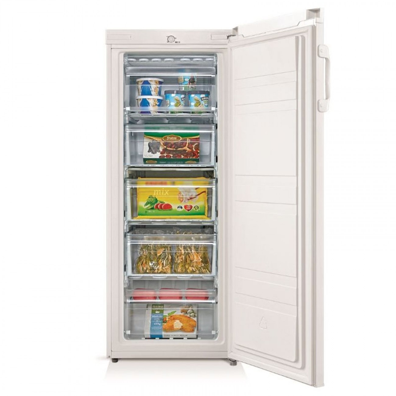 Imagen Freezer Vertical Midea Fc-mj6war1 160 Lts Reversible Blanco