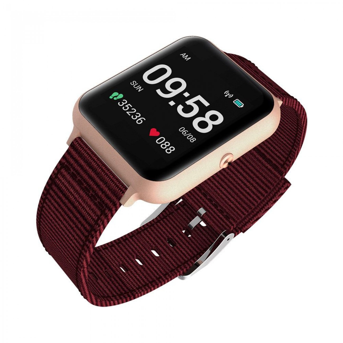 Imagen Reloj Smartwacth Lenovo S2 1.3 " Bluetooth Monitoreos Golden