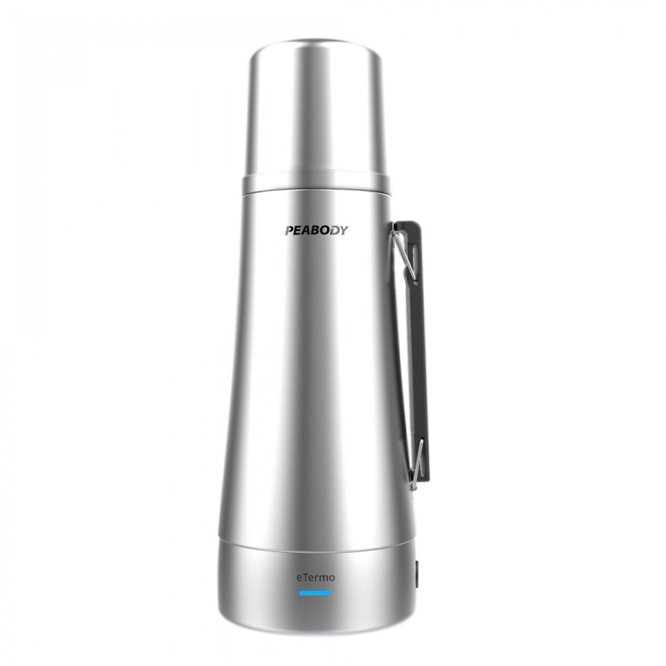Imagen Termo Eléctrico Peabody Pe-et1001 Etermo 1 L Mate+bombilla Inox