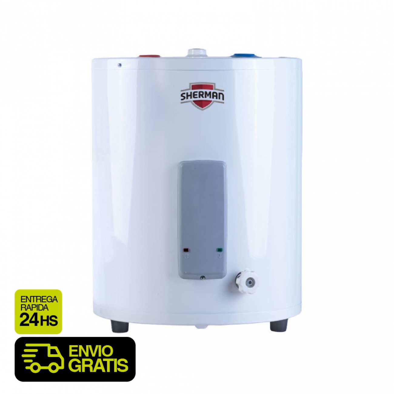 Imagen Termotanque El&eacute;ctrico Sherman Tepc055eshk2 55l Conex Sup Pie