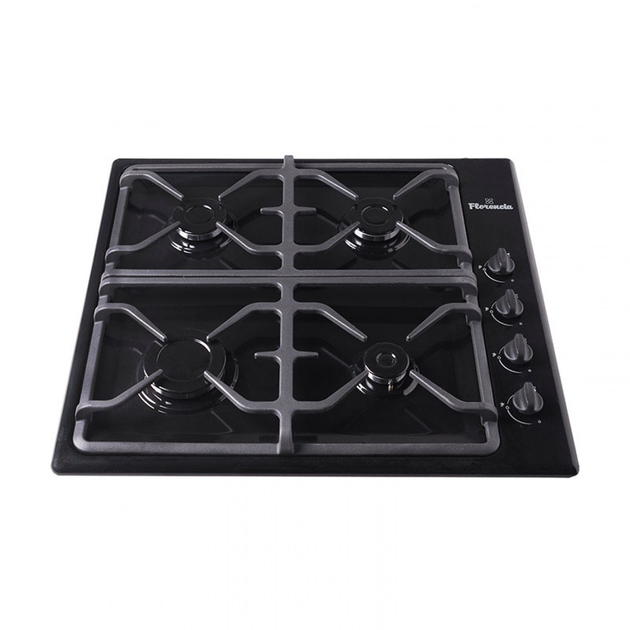 Imagen Anafe A Gas Empotrable Florencia 6747n 4h Encendido Negro