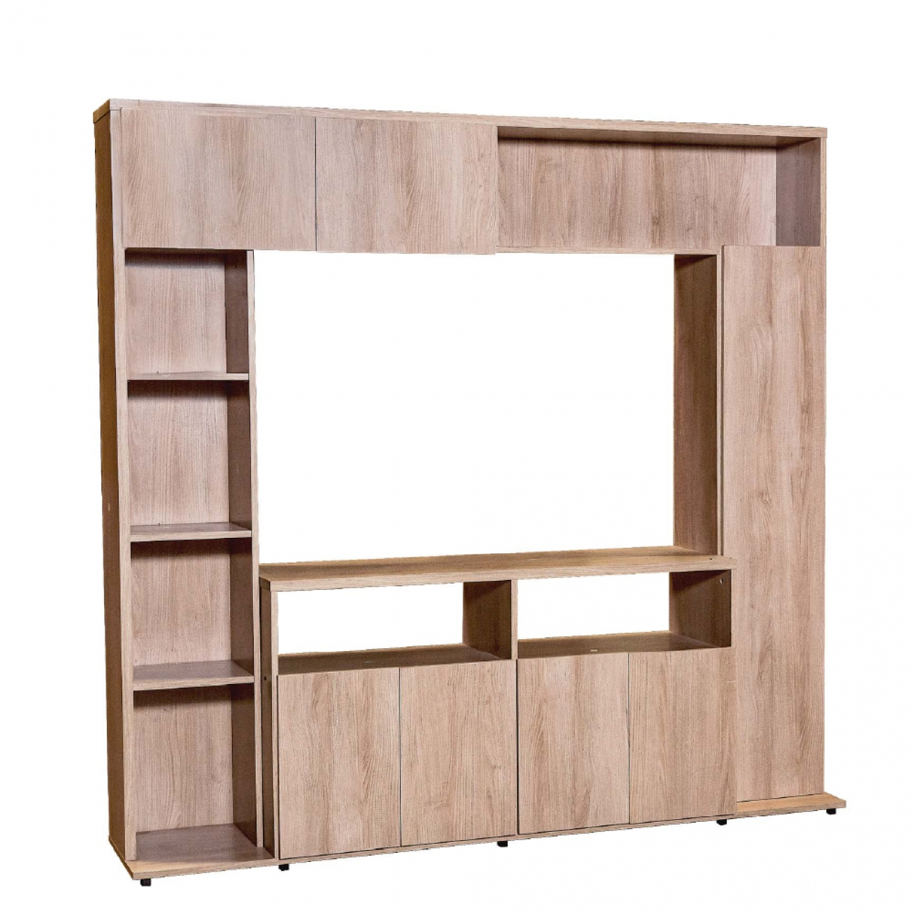 Imagen Mueble Modular Tv Led Platinum Mod 557 Savanna