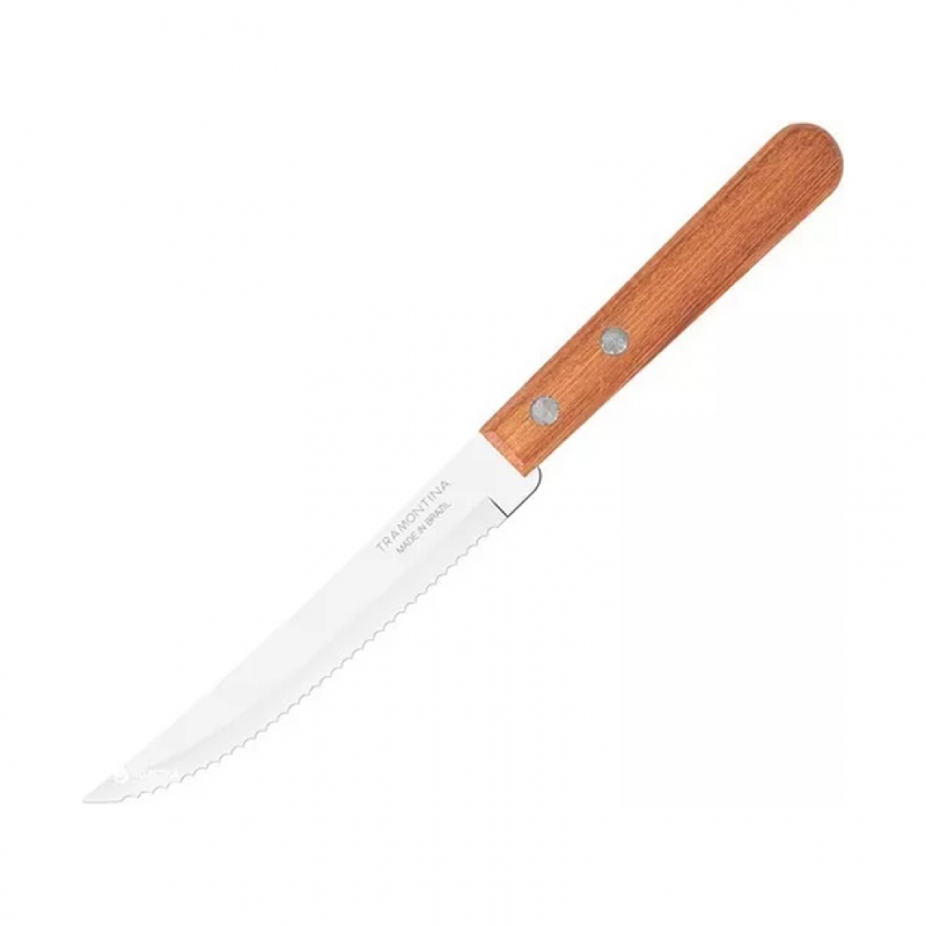 Imagen Juego De Cuchillos X12 Tramontina Dynamo Mango Madera 5"