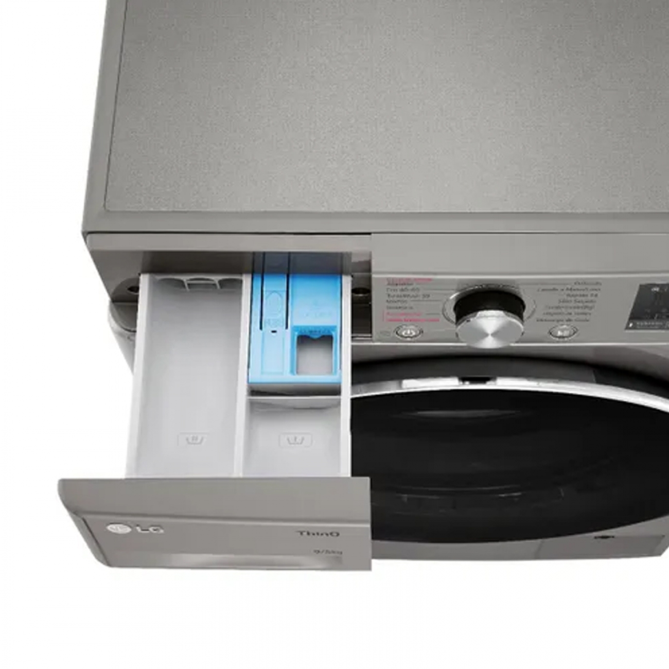 Imagen Lavasecarropas Inverter Lg Wd90vvc4s6 9,5/6 Kg Silver