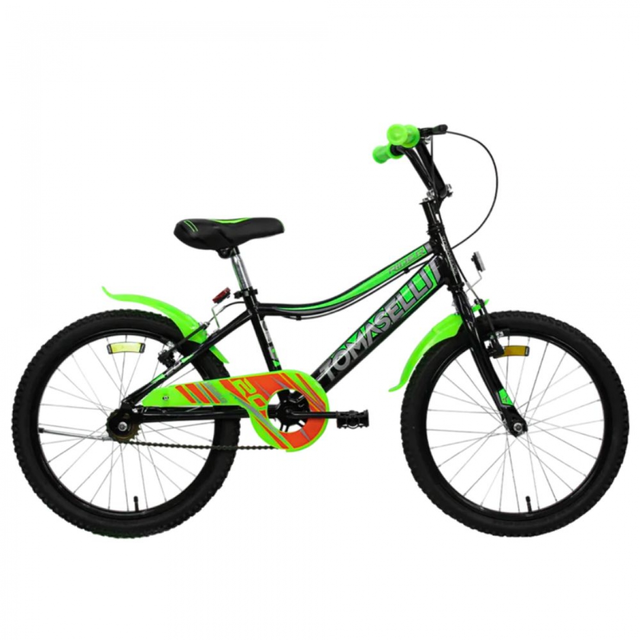 Imagen Bicicleta Niño Tomaselli Rider R20" Frenos V-brake Rueditas Ama