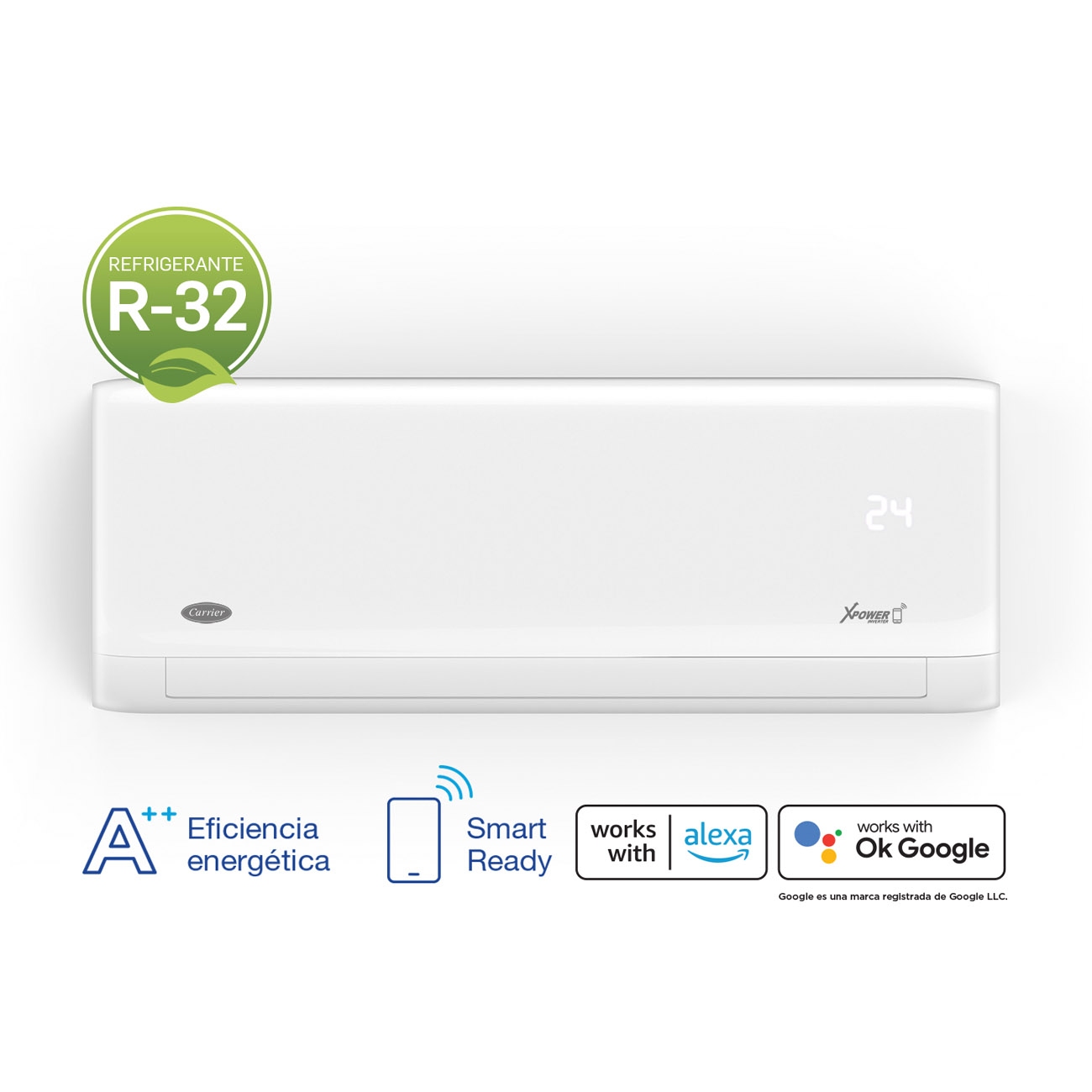 Imagen Aire Acond Split Inverter Carrier 53hvn18gn81f 5350w Smart