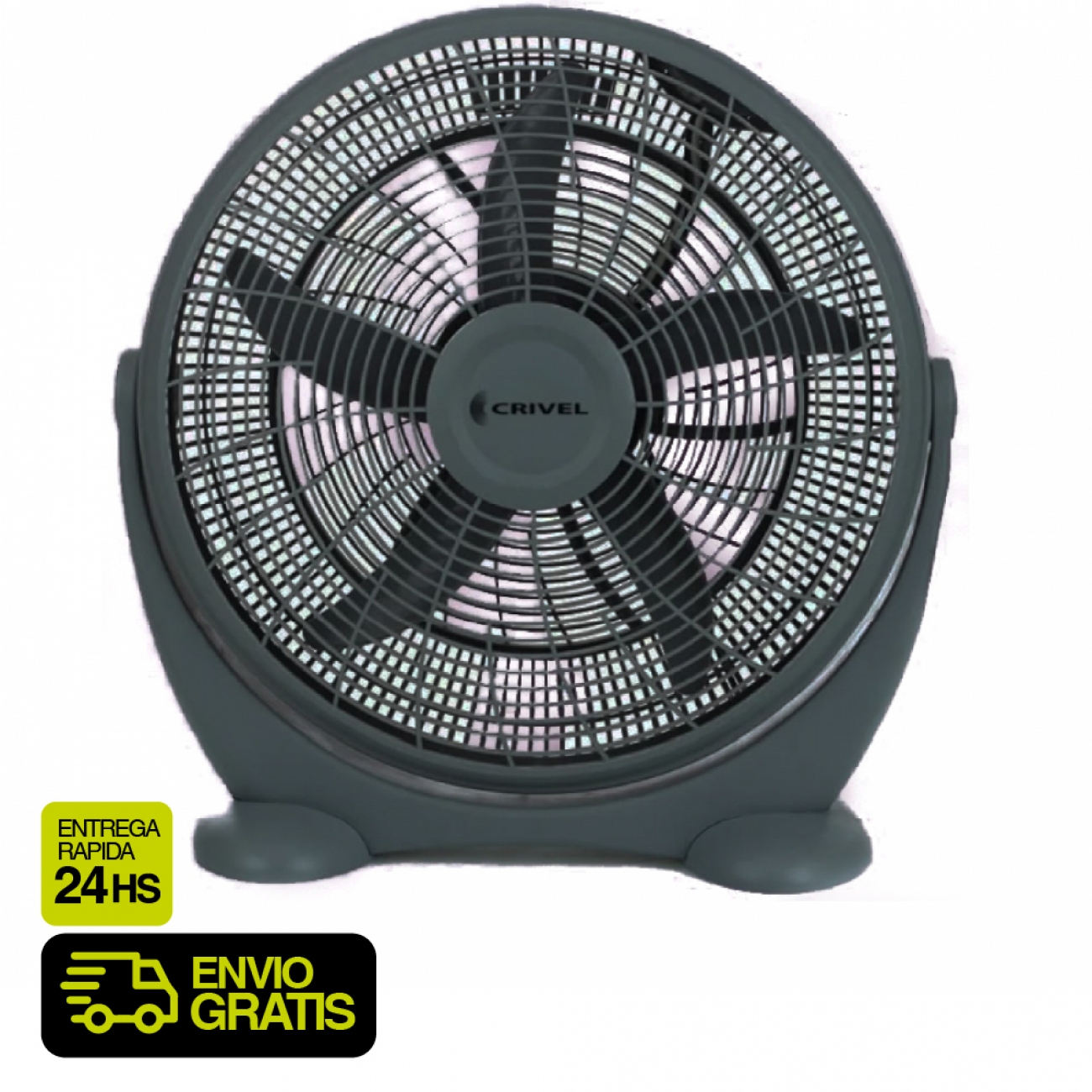Imagen Turbo Ventilador Crivel T30 20" Pl&aacute;stico 90w