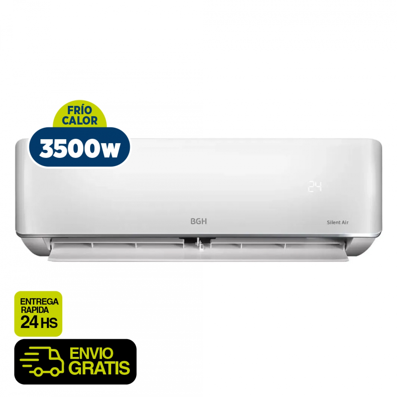 Imagen Aire Acondicionado Bgh Bs35wchu 3200w 2750Frig Fri&sol;cal