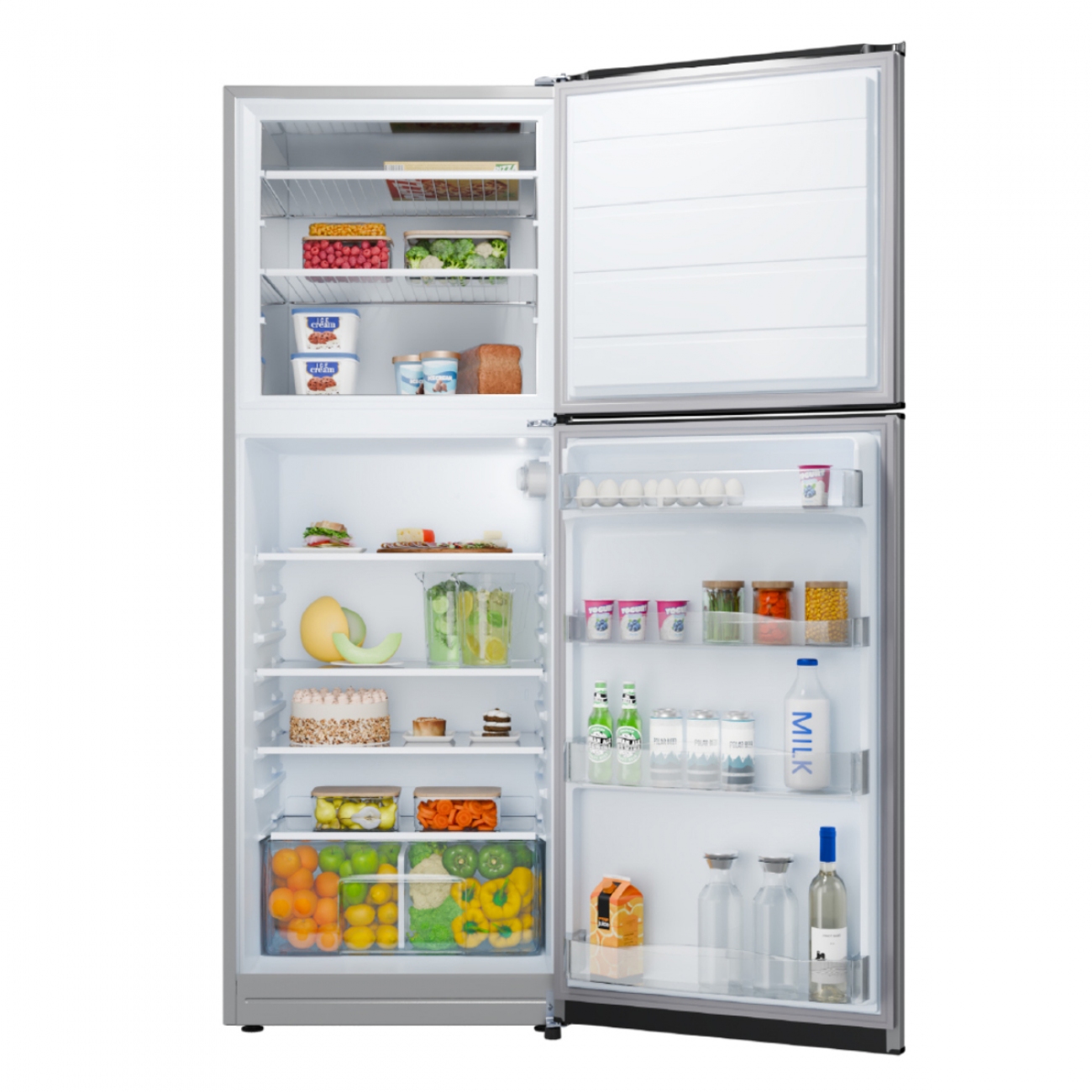 Imagen Heladera Con Freezer Drean Hdr400f30s 397 Lts Gris