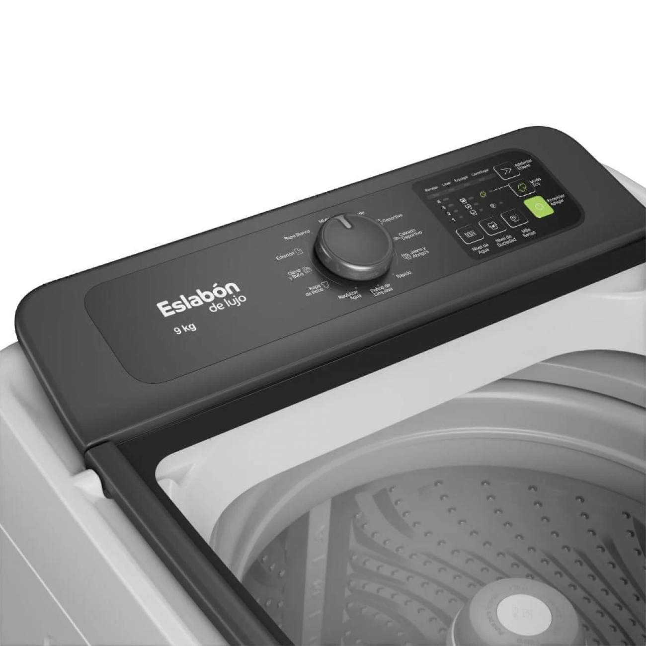 Imagen Lavarropas Automático Asiatico Eslabon De Lujo Ewn09ab 9 Kg
