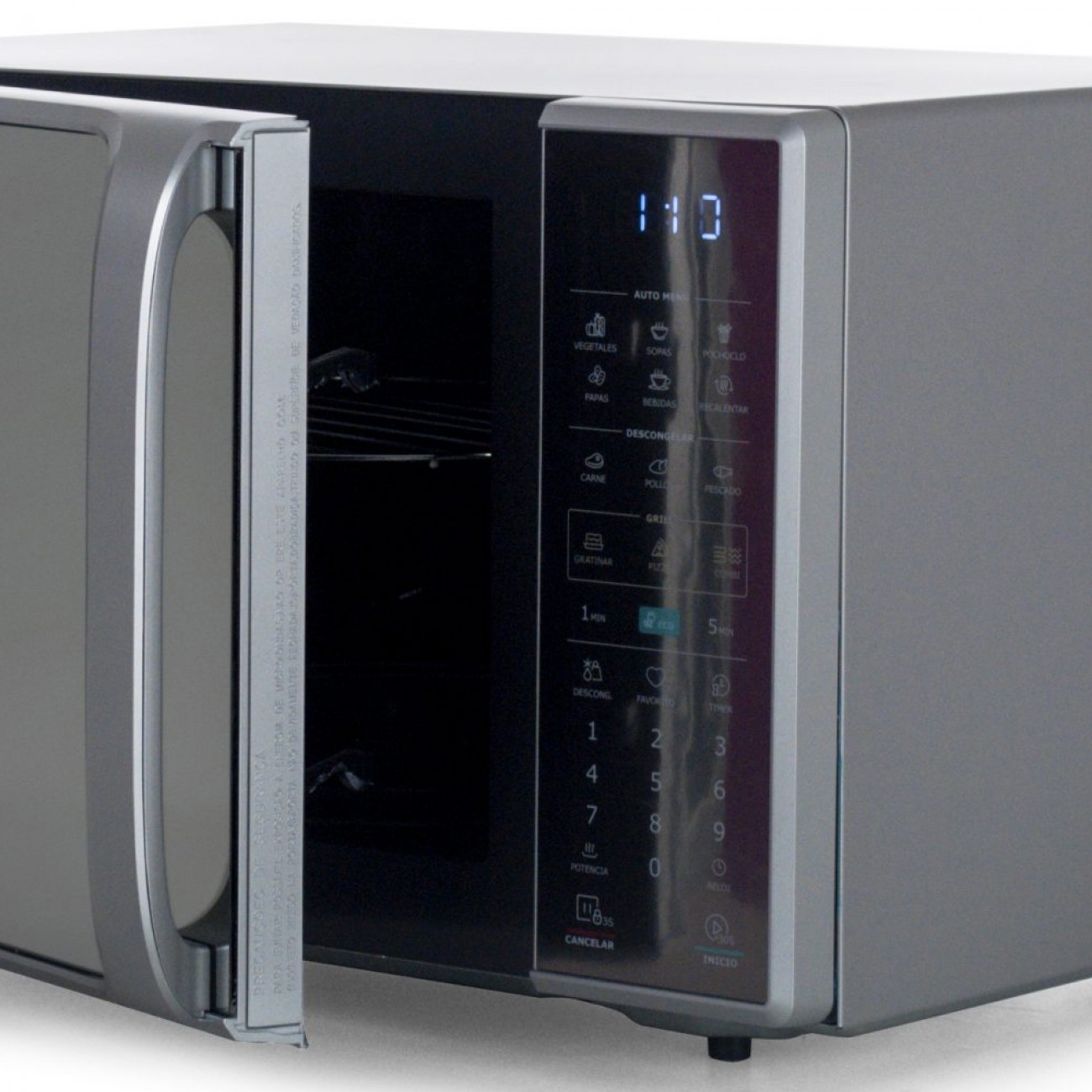 Imagen Microondas Bgh Quick Chef B228ds20 Eco 28 Lts Digital Silver