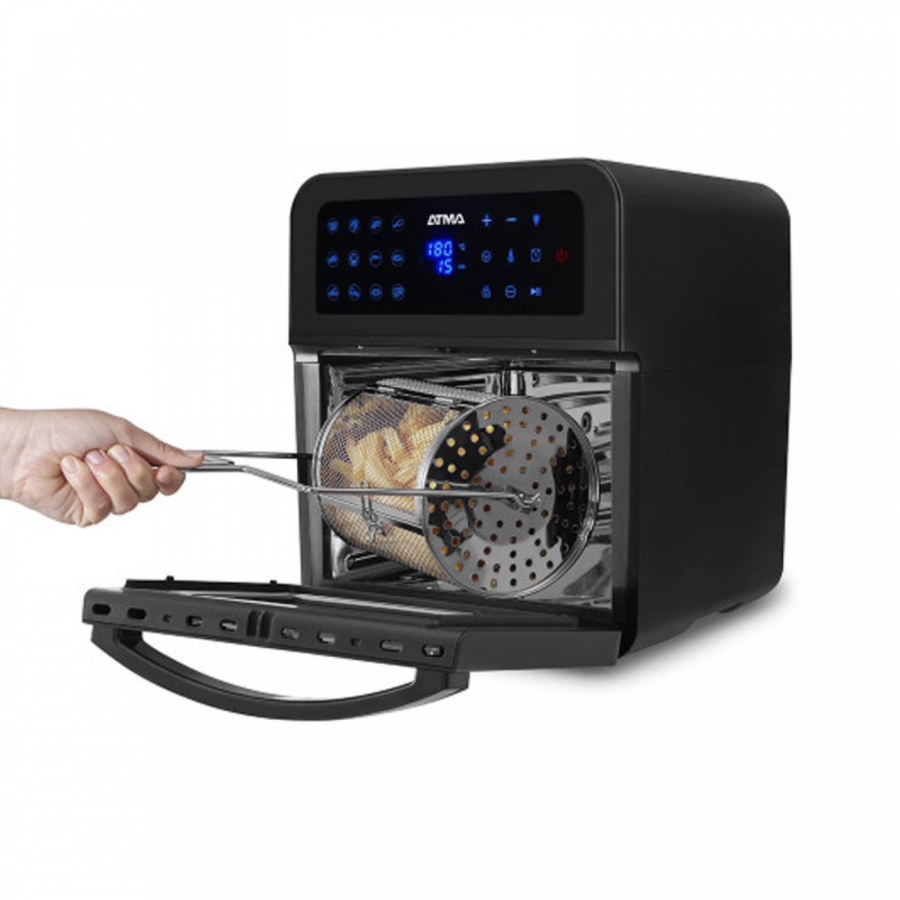 Imagen Freidora De Aire Atma Hfr582dp 11,6 Lts 1800w Timer Negra