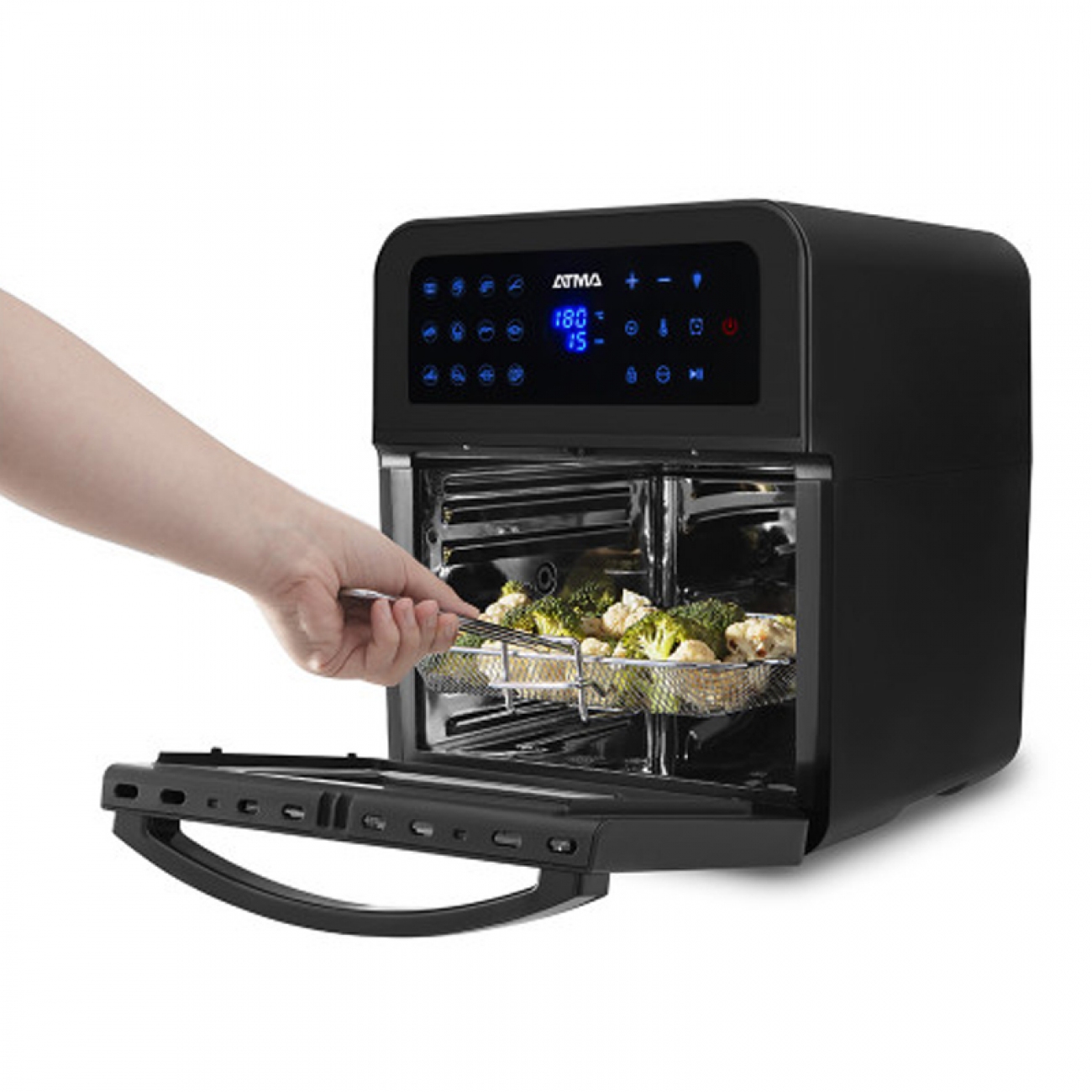 Imagen Freidora De Aire Atma Hfr582dp 11,6 Lts 1800w Timer Negra