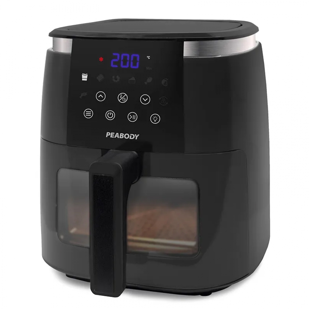 Imagen Freidora De Aire Peabody Pe-afd650n 1500w 6.5lts