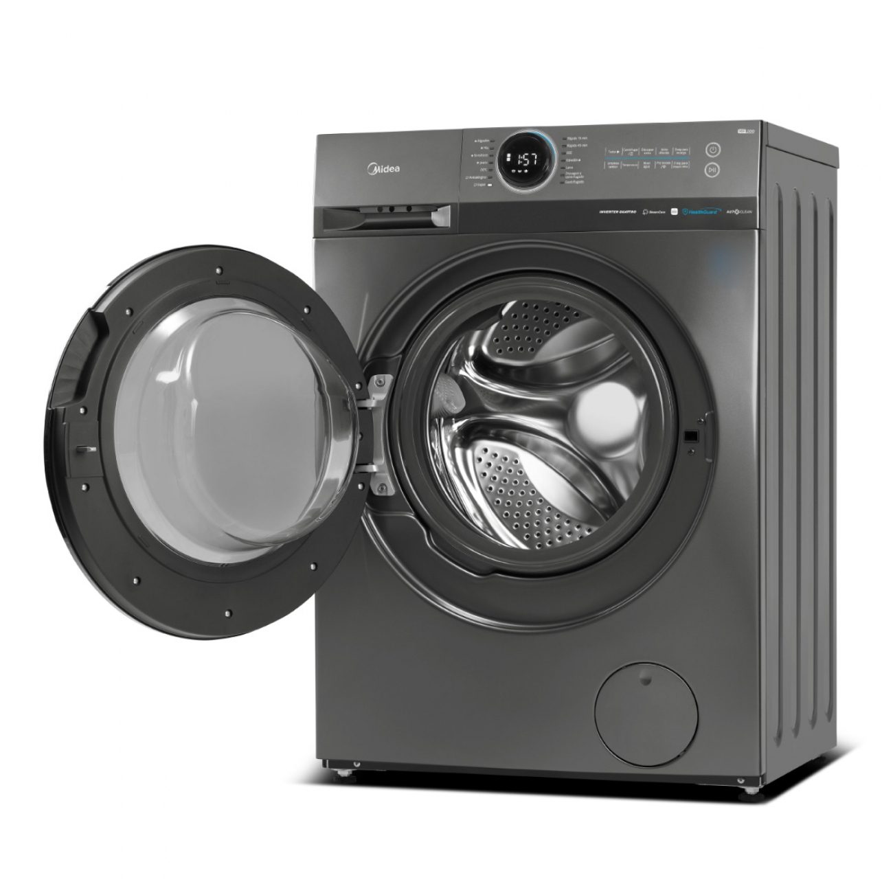 Imagen Lavarropas Inverter Midea Mf200w80wb/t-a1 1400rpm