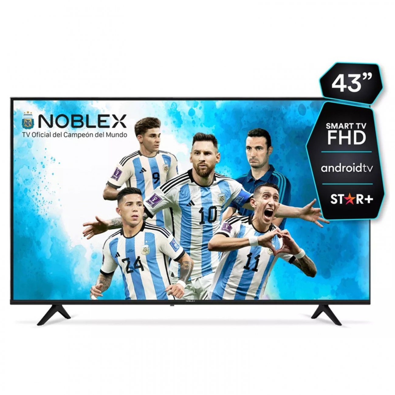 Imagen Smart Tv Led 43" Noblex Dc43x7180 Android Tv
