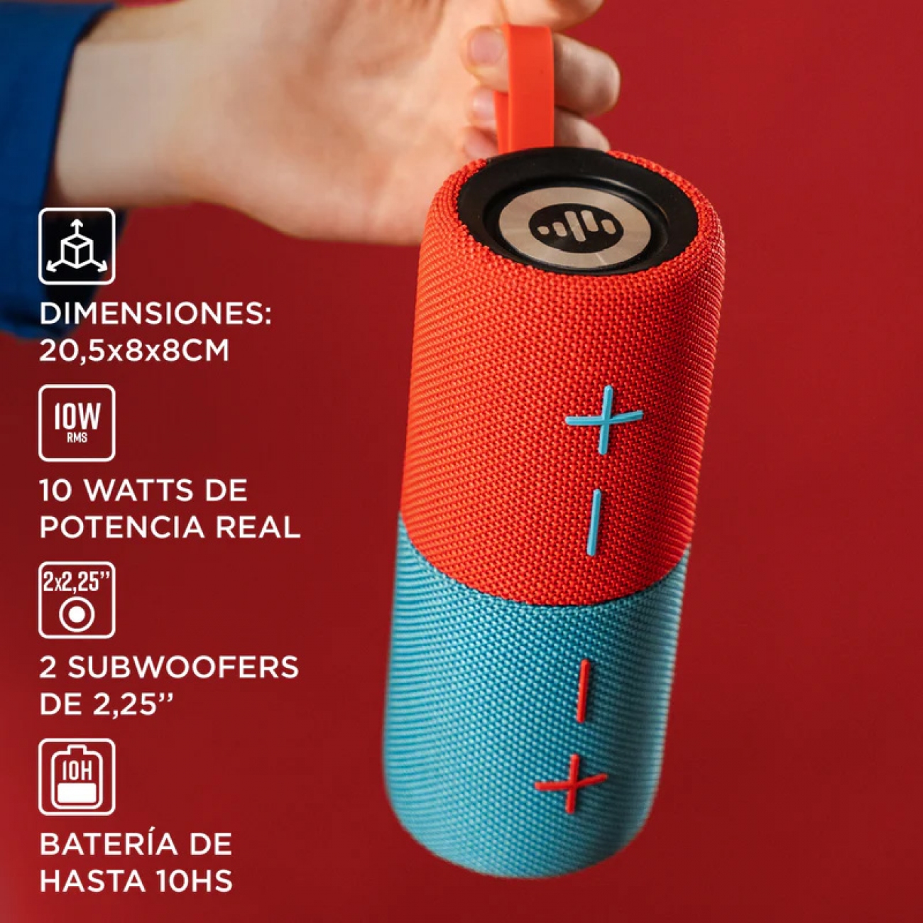 Imagen Partalnte Portátil Stromberg Twin 2 Bluetooth 10w