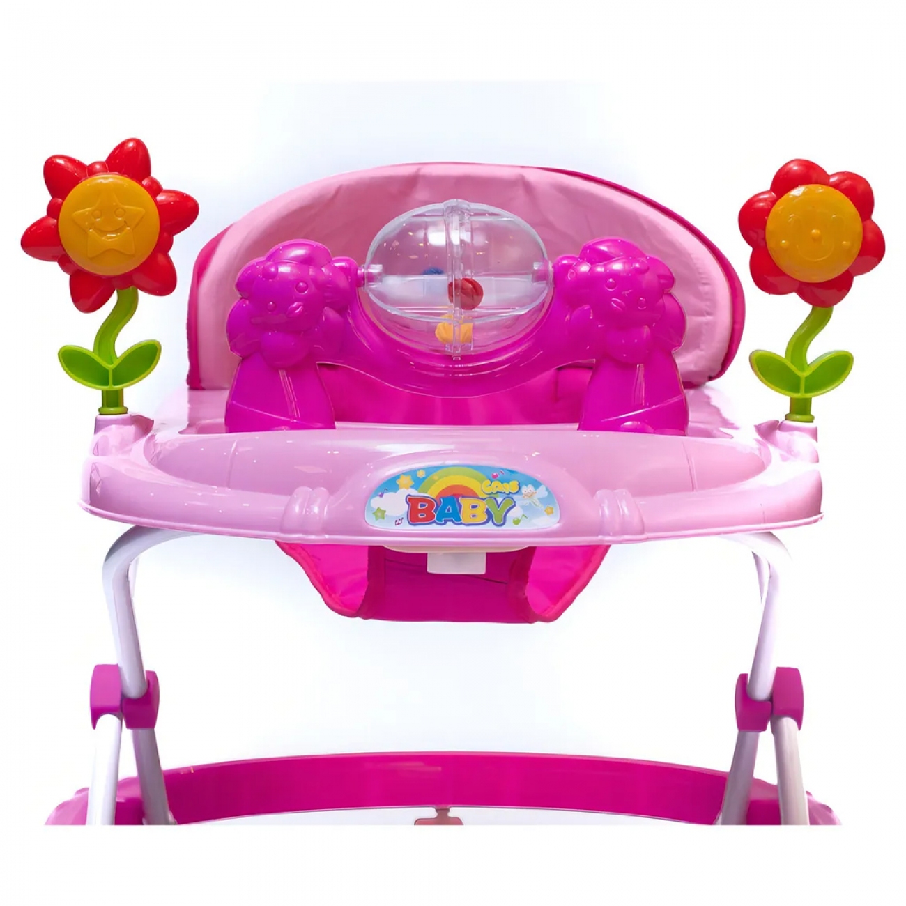 Imagen Andador Bebesit 3004-a Interactivo Luces Y Musica Rosa