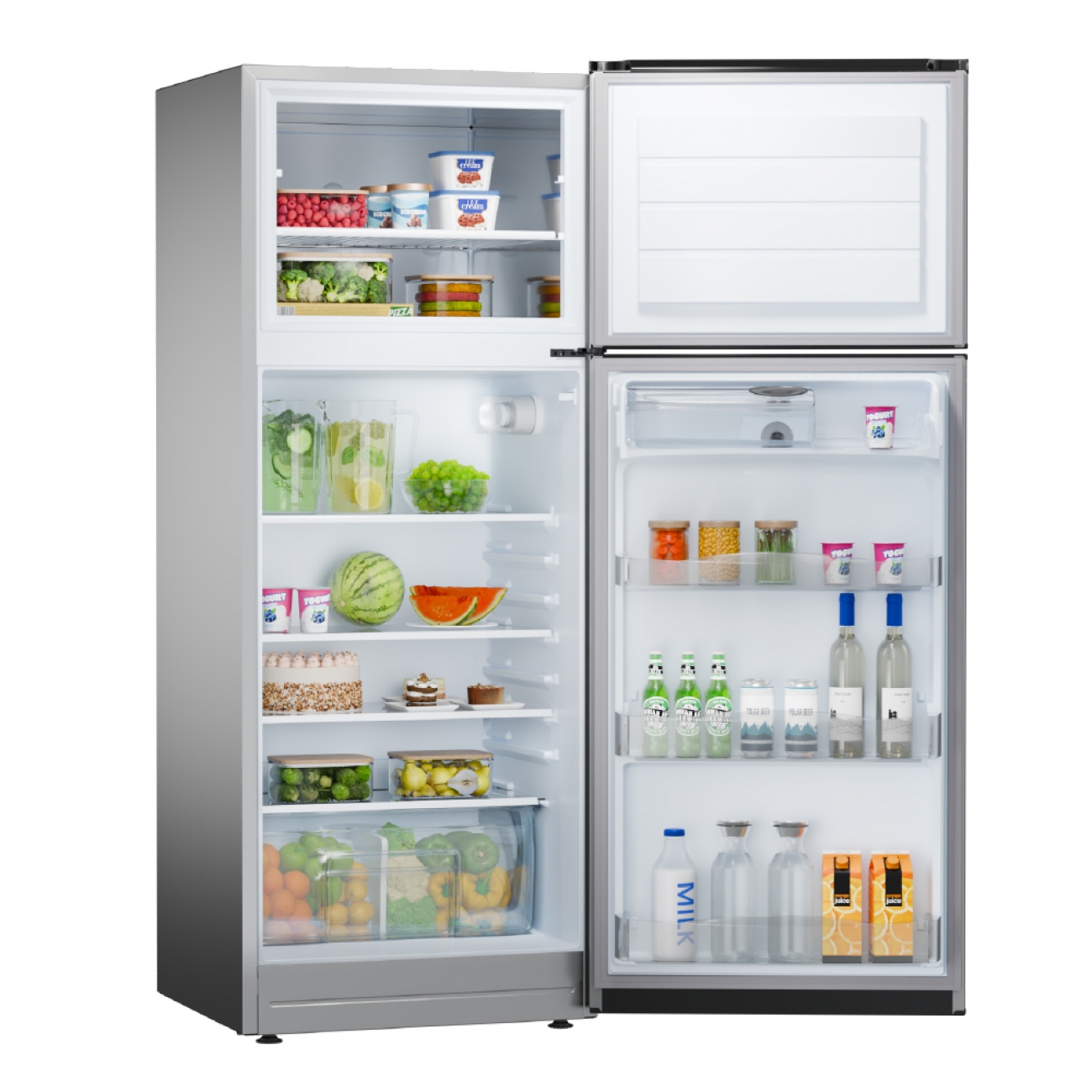 Imagen Heladera Ciclica Drean Hdr370f61s 362 Lts Silver