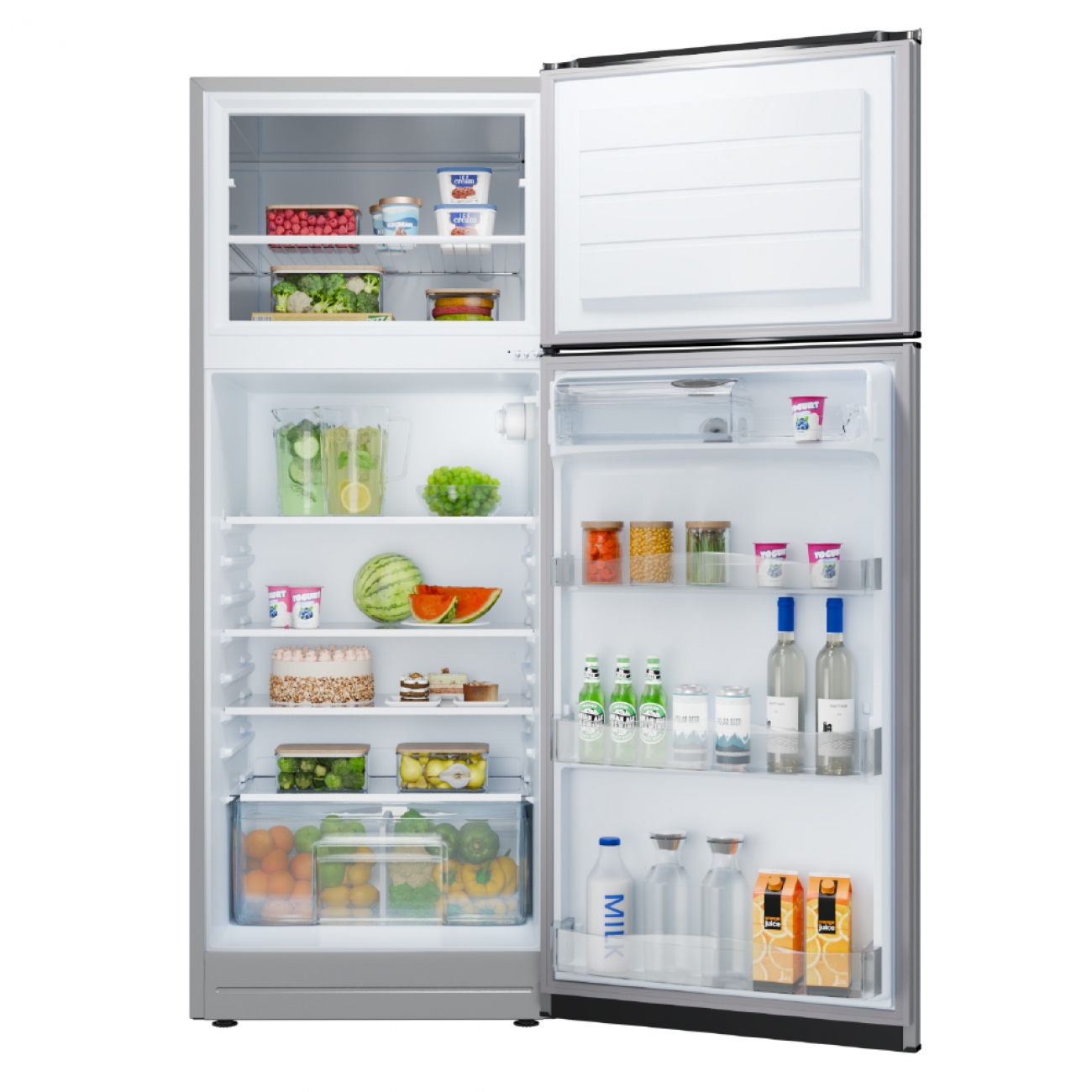 Imagen Heladera Ciclica Drean Hdr370f61s 362 Lts Silver