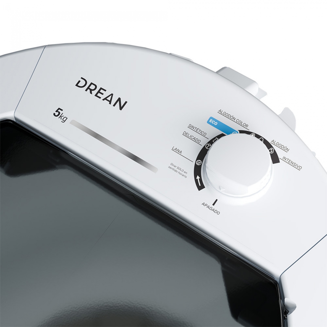 Imagen Lavarropas Semiautomático Drean Lrdr57sb0 5kg 7 Prog