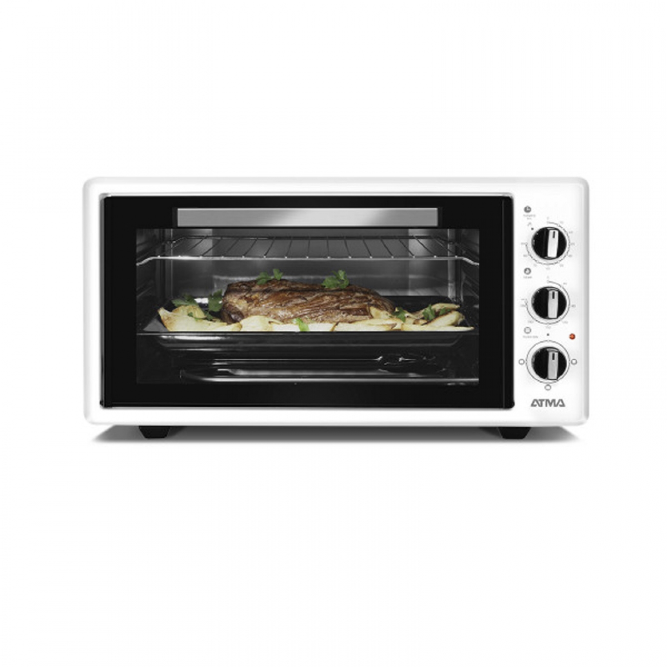 Imagen Horna Eléctrico Atma Hgaw4523pi 45 Lts. Grill Timer Blanco