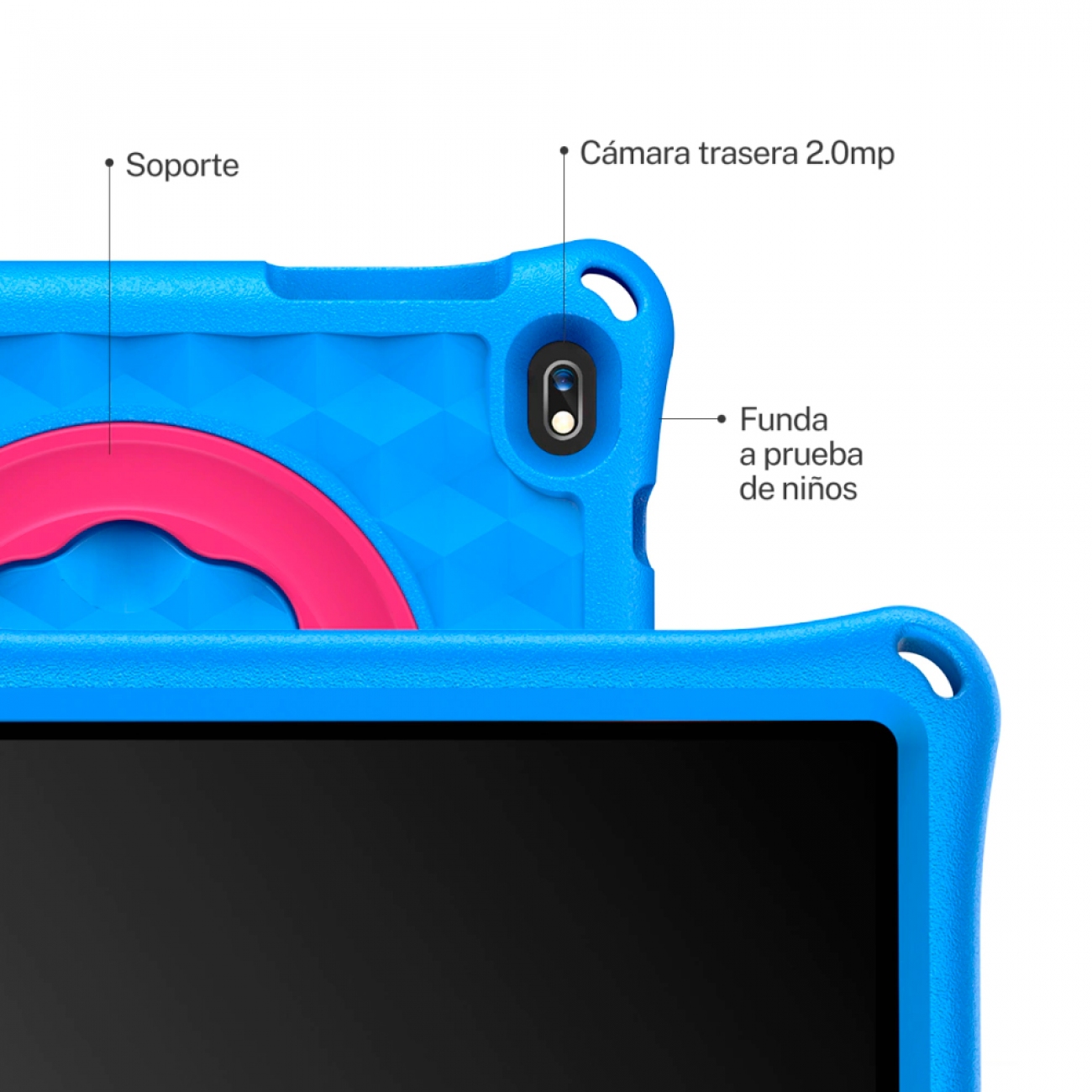 Imagen Tablet X-view Proton Kids 7" 4g 64 Gb Android Azul