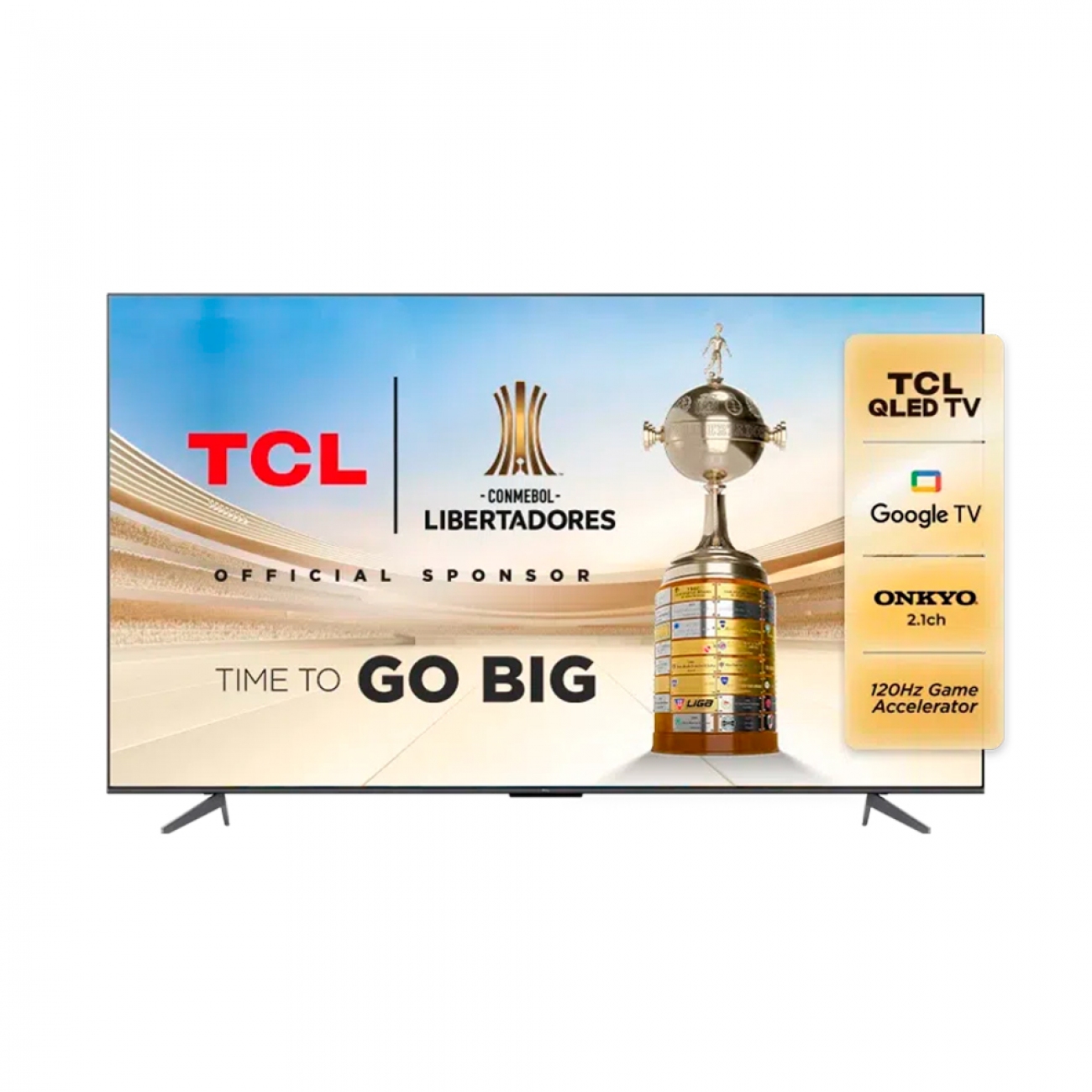 Imagen Smart Tv Qled 55" Tcl 55c655a-f Netflix Hdmi Usb